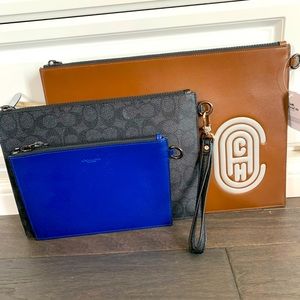 Coach trio pouches